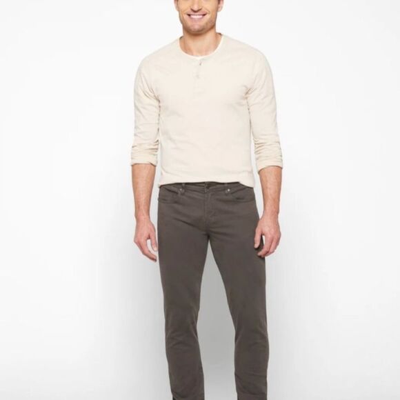 LIVERPOOL Bryant Slim Straight Fit comfort Stretch jeans khaki 34-28 stitch fix - Picture 1 of 6